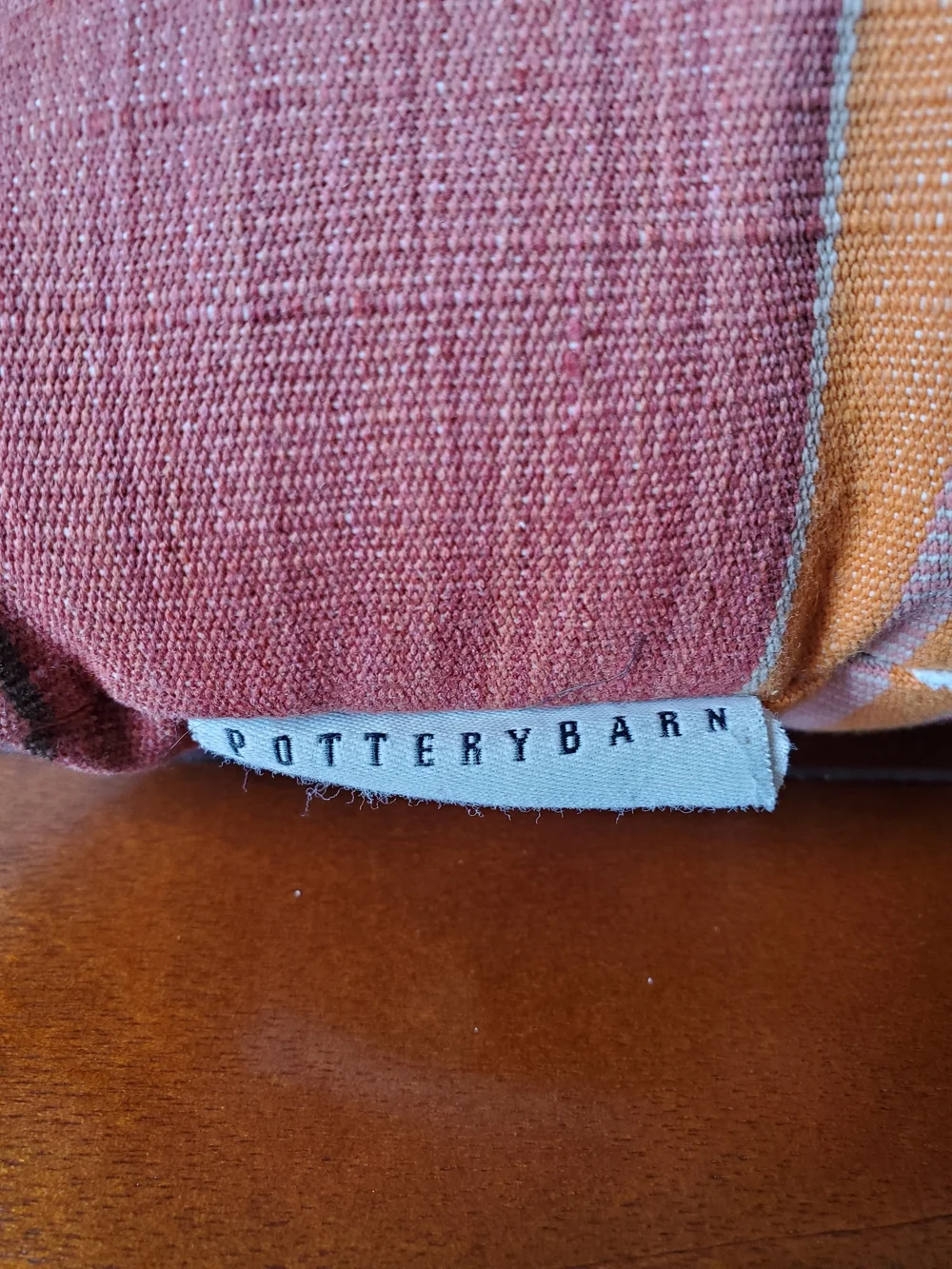 Pottery Barn woven lumbar